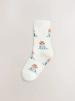 Charlie The Cockapoo - 2 Paar superharige behaaglijke sokken*Next Online