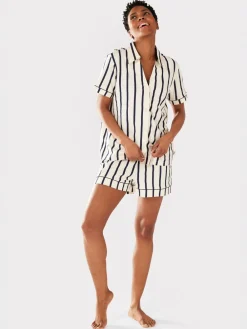 100% Cotton Stripe Short Pyjamas Set*Chelsea Peers Hot