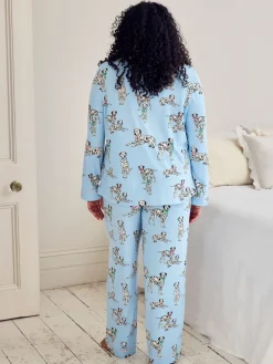 Dalmation Dogs Print Long Pyjamas Set*Chelsea Peers Sale