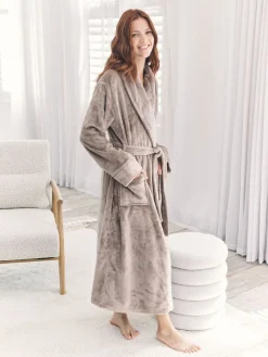 Fleece Long Dressing Gown*Chelsea Peers Online
