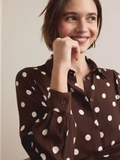 - Halflange overhemdjurk met lange mouwen*Next Sale