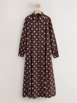 - Halflange overhemdjurk met lange mouwen*Next Sale