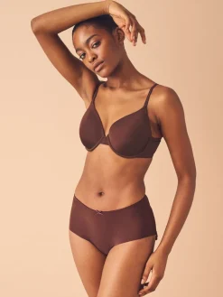 Chocolade nude - A-E Afvlakkende Ultimate Comfort Beha's 2 Verpakking*Next Hot