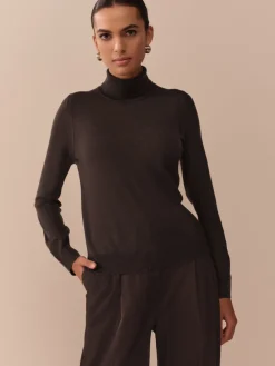 - 100% Merinowollen N.Premium trui met rolkraag*Next Best