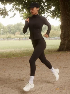 Chocoladebruin - Active Balance Wrap Front Leggings*Next