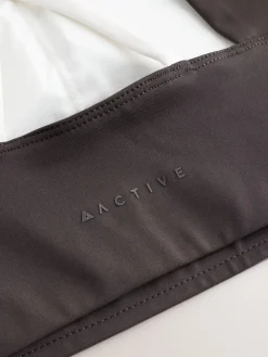 Chocoladebruin - Active Power Double Layer Cross Back Sports Bra*Next Discount