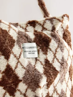 Chocoladebruin - Borg Argyle Shoulder Bag*Next Discount