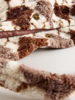 Chocoladebruin - Borg Argyle Shoulder Bag*Next Discount