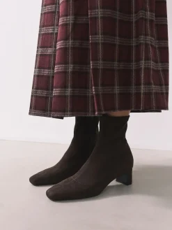 - Chisel Toe Block Heel Sock Boots*Next Sale