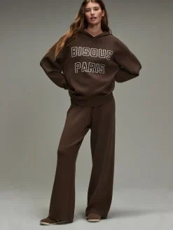 - Compact Cosy Wide Leg Tipped Joggers*Next Best