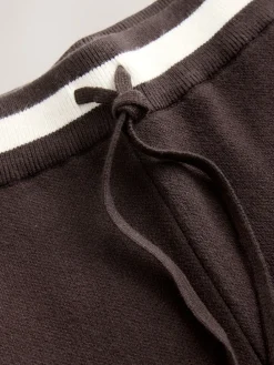 - Compact Cosy Wide Leg Tipped Joggers*Next Best