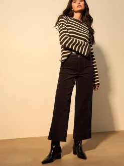 - Cord Wide Leg Cropped Trousers*Next Hot