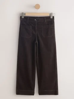 - Cord Wide Leg Cropped Trousers*Next Hot