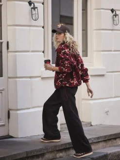 - Corduroy broek met wijde pijpen*Next Online