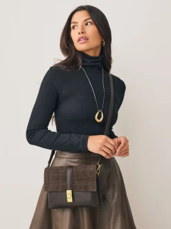 - Crossbodytas met imitatie krokodillenleer*Next Sale