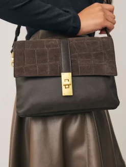 - Crossbodytas met imitatie krokodillenleer*Next Sale