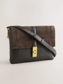 - Crossbodytas met imitatie krokodillenleer*Next Sale