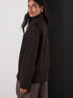 - Dubbellaagse trui van katoen/wolblend*Next Sale