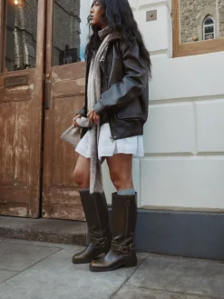 - Forever Comfort® Knee High Biker Boots*Next Online