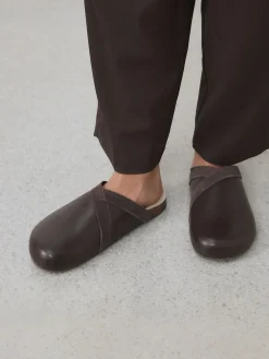 - Forever Comfort Leather Clean Footbed Clogs*Next Sale