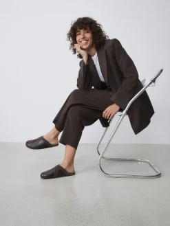 - Forever Comfort Leather Clean Footbed Clogs*Next Sale