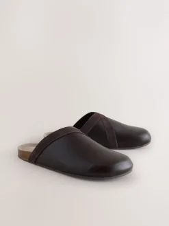 - Forever Comfort Leather Clean Footbed Clogs*Next Sale