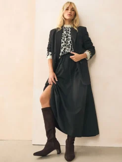 - Forever Comfort® kniehoge soklaarzen met afgeronde spitse neus*Next Discount