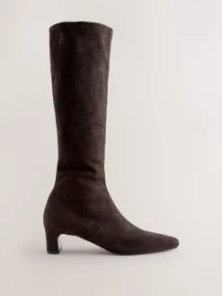 - Forever Comfort® kniehoge soklaarzen met afgeronde spitse neus*Next Discount