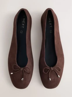 - Forever Comfort® Suede High Cut Ballet Flats*Next Online