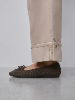 - Forever Comfort® Leather Weave Ballet Flats*Next Clearance