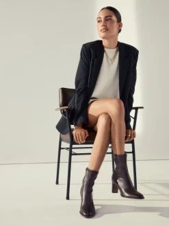 - Forever Comfort® enkellaarsjes met ronde neus*Next Clearance