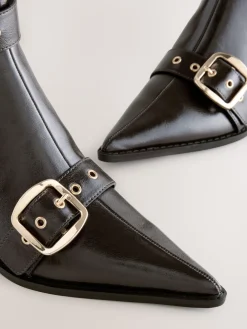 - Forever Comfort® Cut Out Buckle Detail Ankle Boots*Next Sale