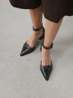 - Forever Comfort® Point Toe Buckle Block Heels*Next Discount