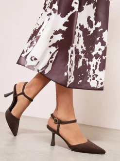 - Mid Stiletto Heel Ankle Strap Formal Court Shoes*Friends Like These Best