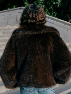 - Jack met rits en imitatiebont*Next Online