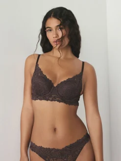 Chocoladebruin - Kanten ultieme comfortabele beha*Next Best