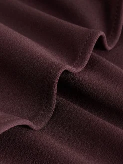 Chocoladebruin - Lange jurk met cape*Next Best