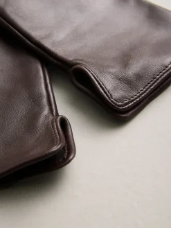 Chocoladebruin - Leren handschoenen*Next Clearance