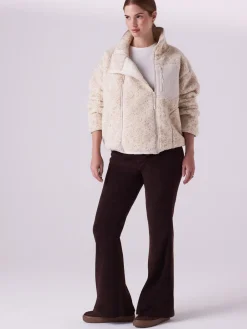 Chocoladebruin - Maternity Cord Flare Trousers*Next Hot