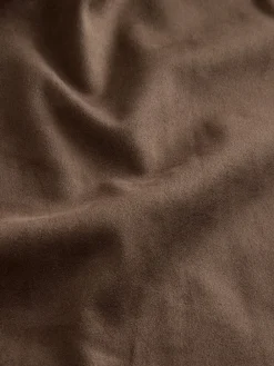 Chocoladebruin - Midi-kiltrok van Imitatiesuède*Next New