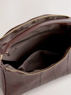 Chocoladebruin - Panel Cross-Body Bag*Next Clearance