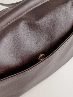 Chocoladebruin - Panel Cross-Body Bag*Next Clearance