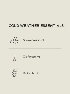 Chocoladebruin - Premium Longline Padded Coat with Faux Fur Collar*Next Best