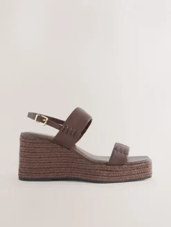 - Premium Leather Craft Wedge Heels*Next Outlet