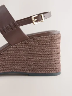 - Premium Leather Craft Wedge Heels*Next Outlet