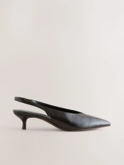 - Punt Toe Lage Slingback Naaldhak Schoenen*Next Online