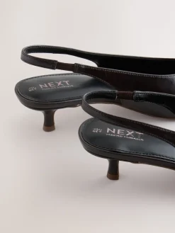 - Punt Toe Lage Slingback Naaldhak Schoenen*Next Online