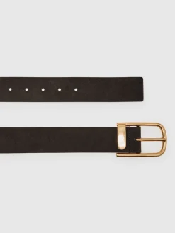 - Iyla leren riem met halve gesp*Reiss Sale