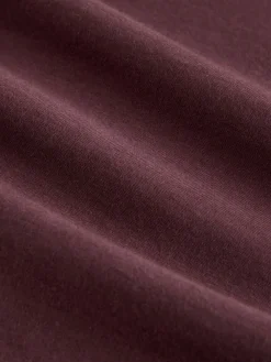 Chocoladebruin - Relaxed Long Sleeve Crew Neck T-Shirt*Next Discount