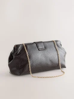 Chocoladebruin - Ruime clutch*Next Outlet